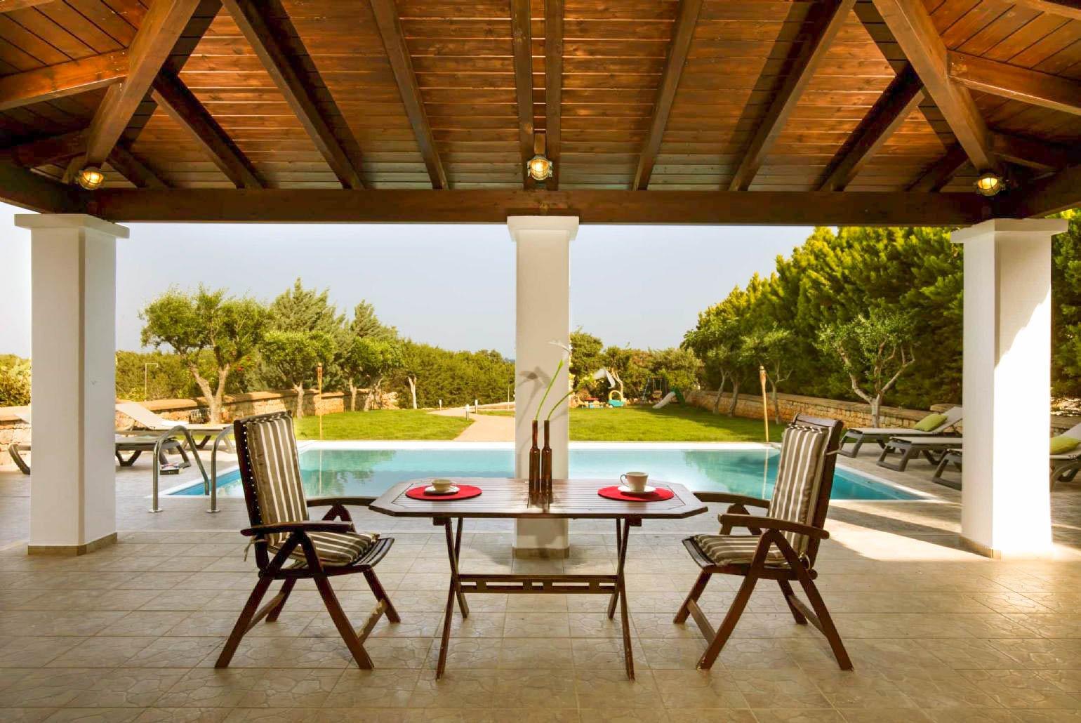 Outdoor sheltered patio