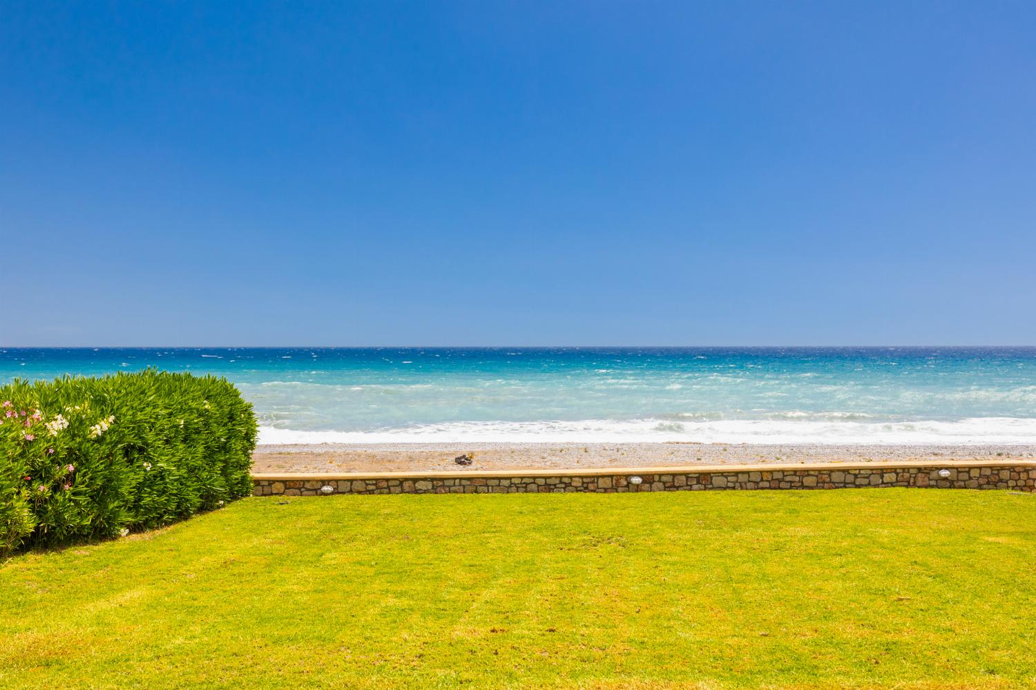 Garden area with panoramic sea views
