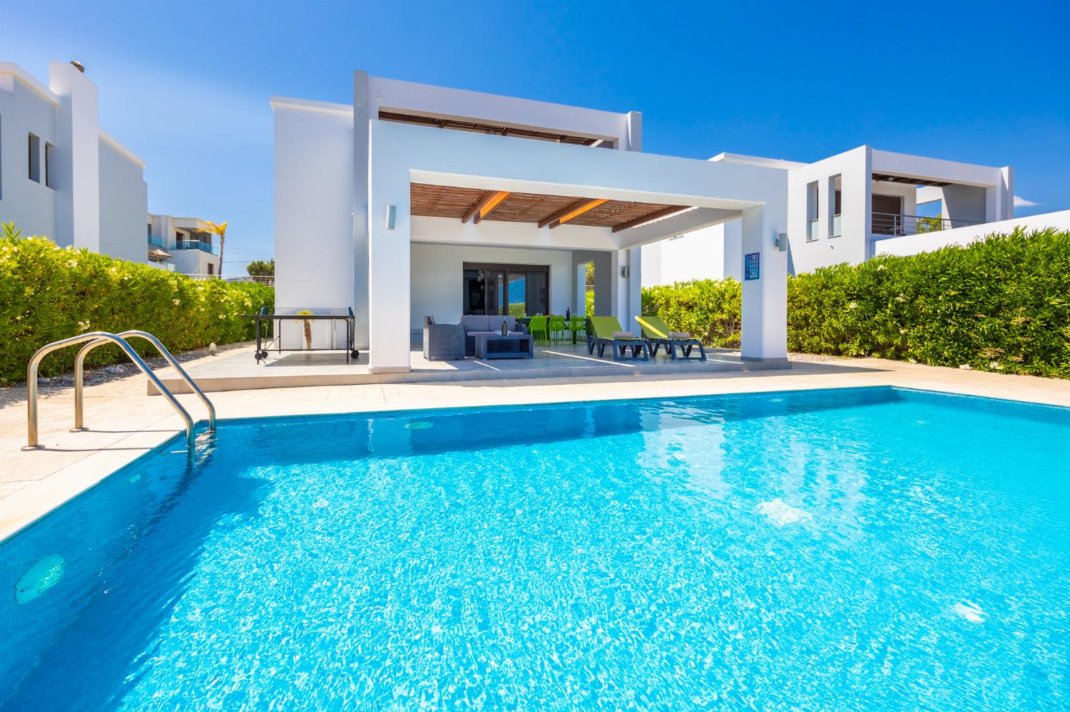Beautiful villa with private pool, terrace, and garden with panoramic sea views