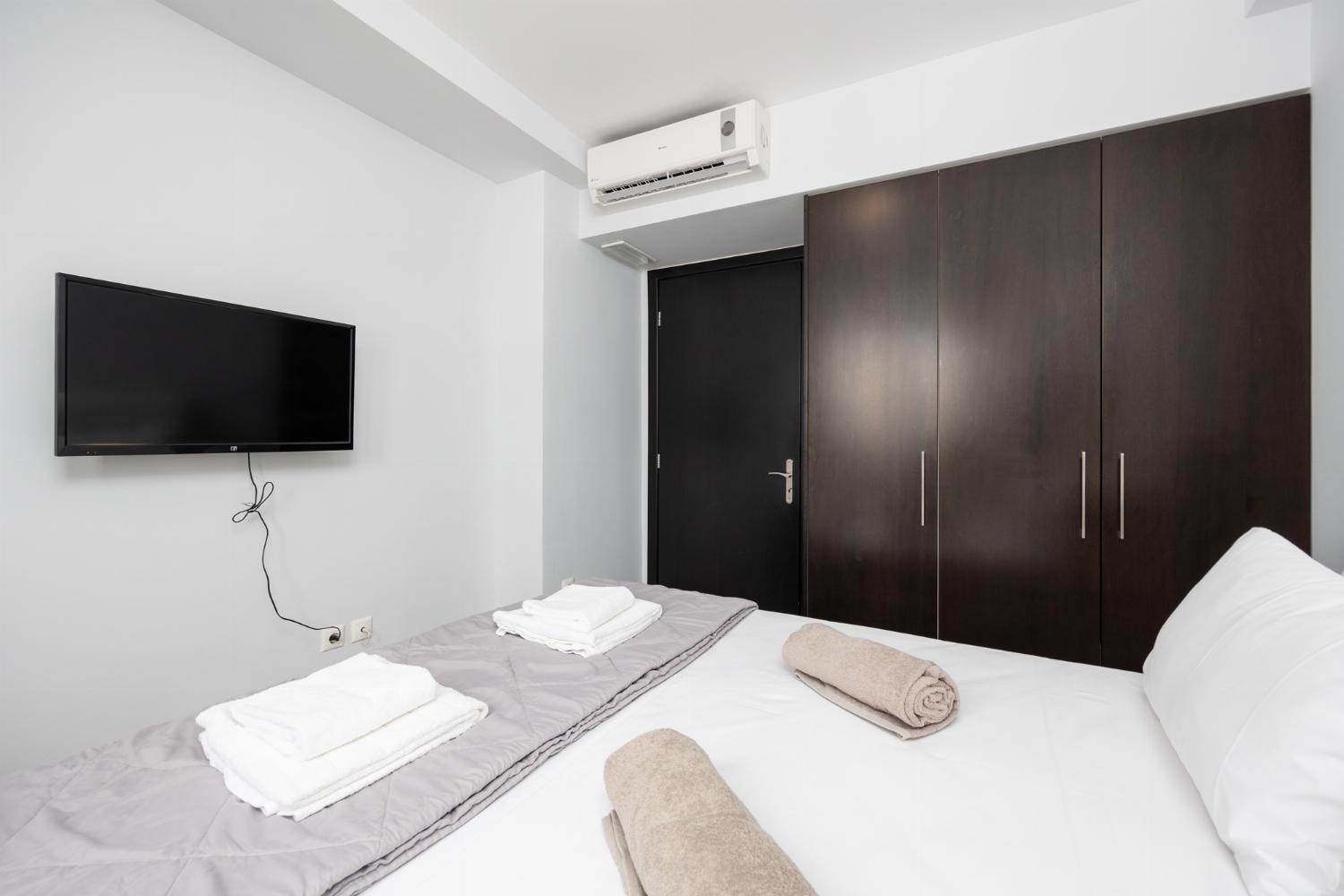 Double bedroom with A/C and TV
