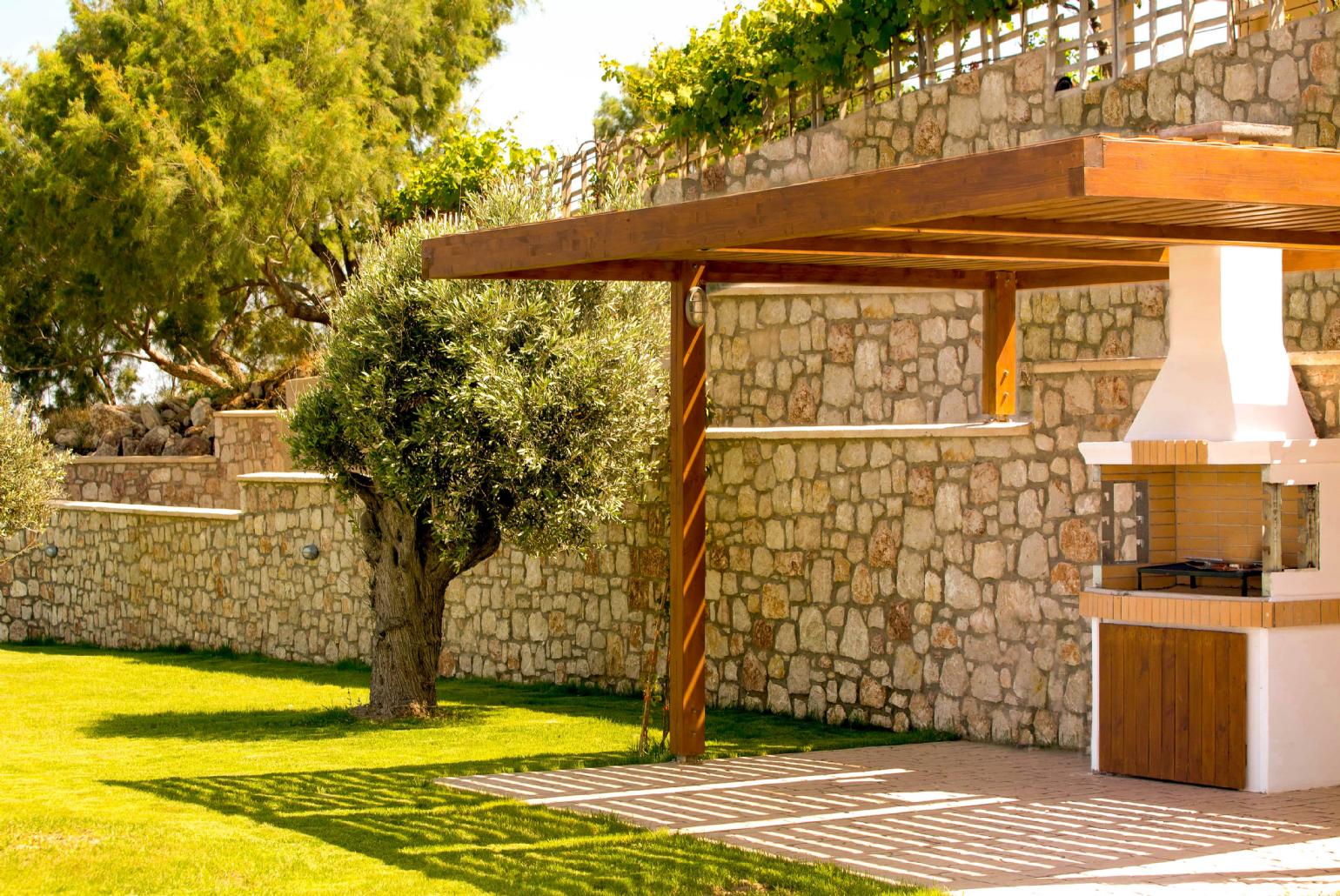 BBQ area garden