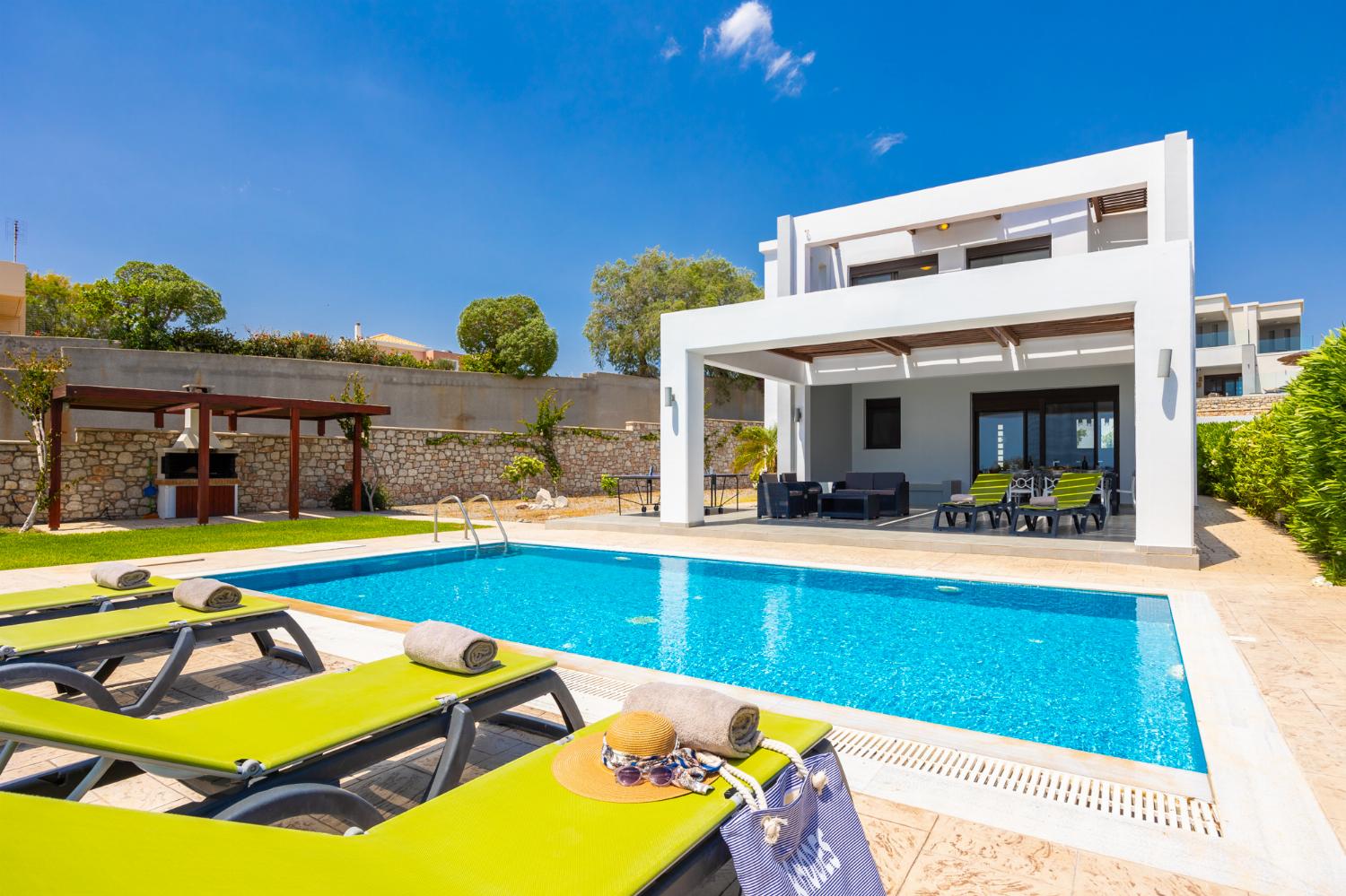 Beautiful villa with private pool and terrace with panoramic sea views