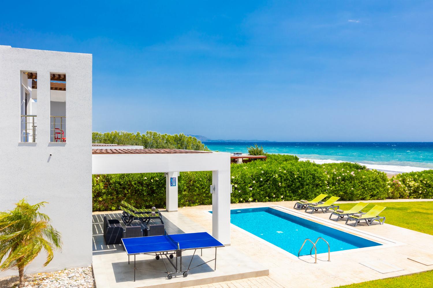 Beautiful villa with private pool and terrace with panoramic sea views