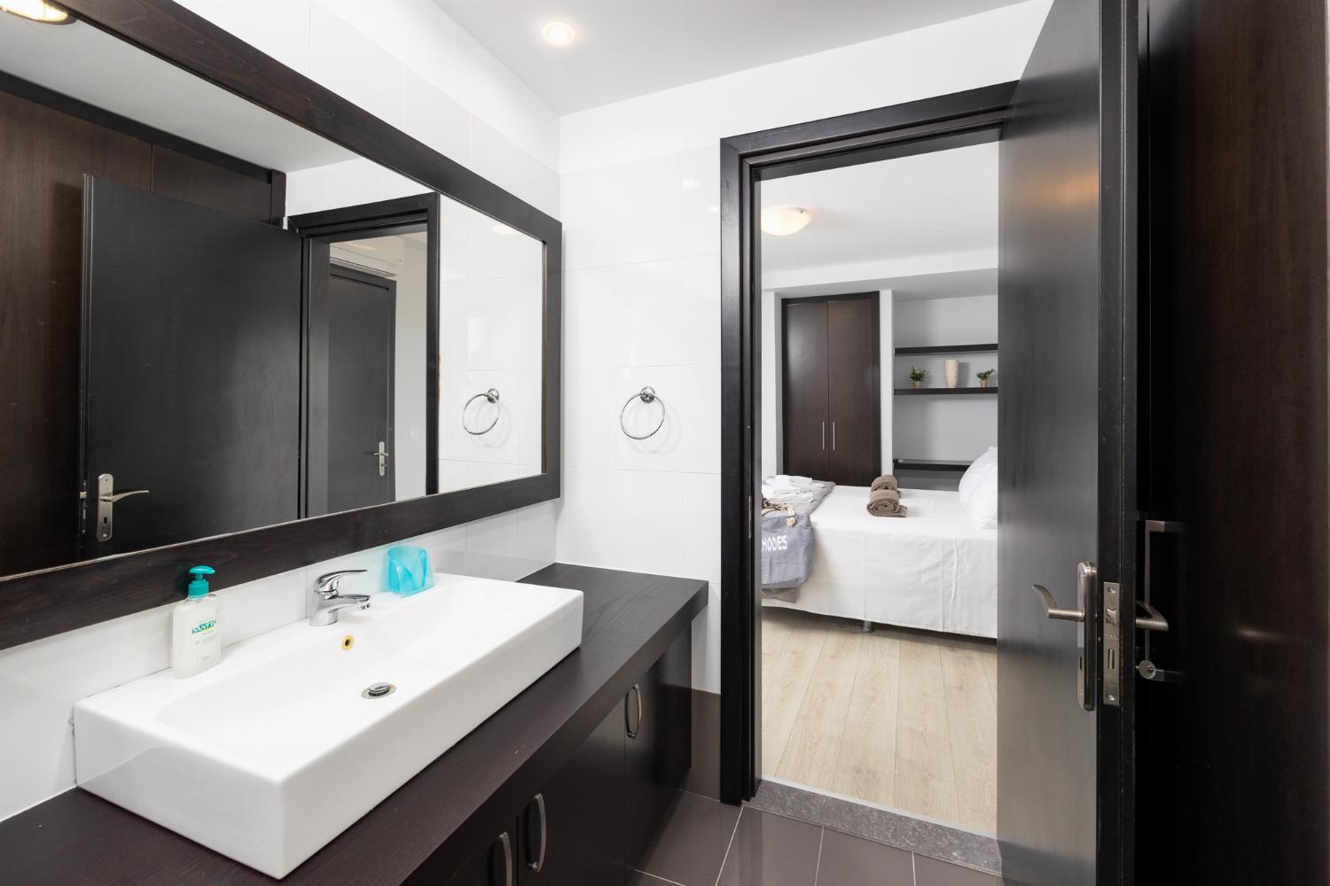 En suite bathroom with shower