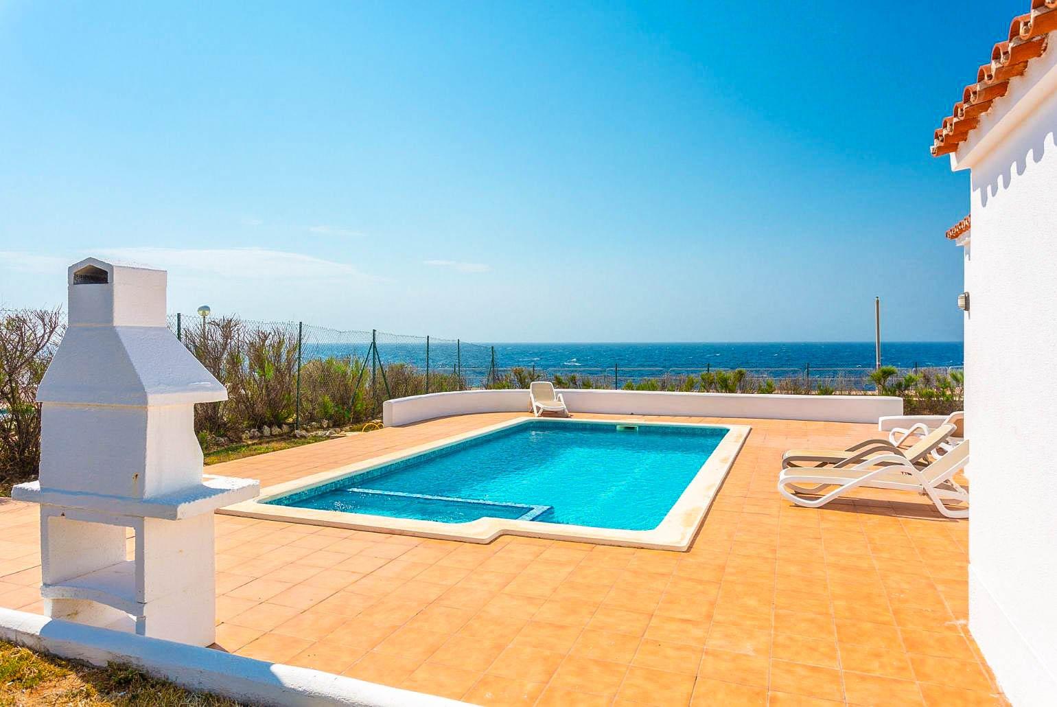 Beautiful villa with private pool and terrace with panoramic sea views