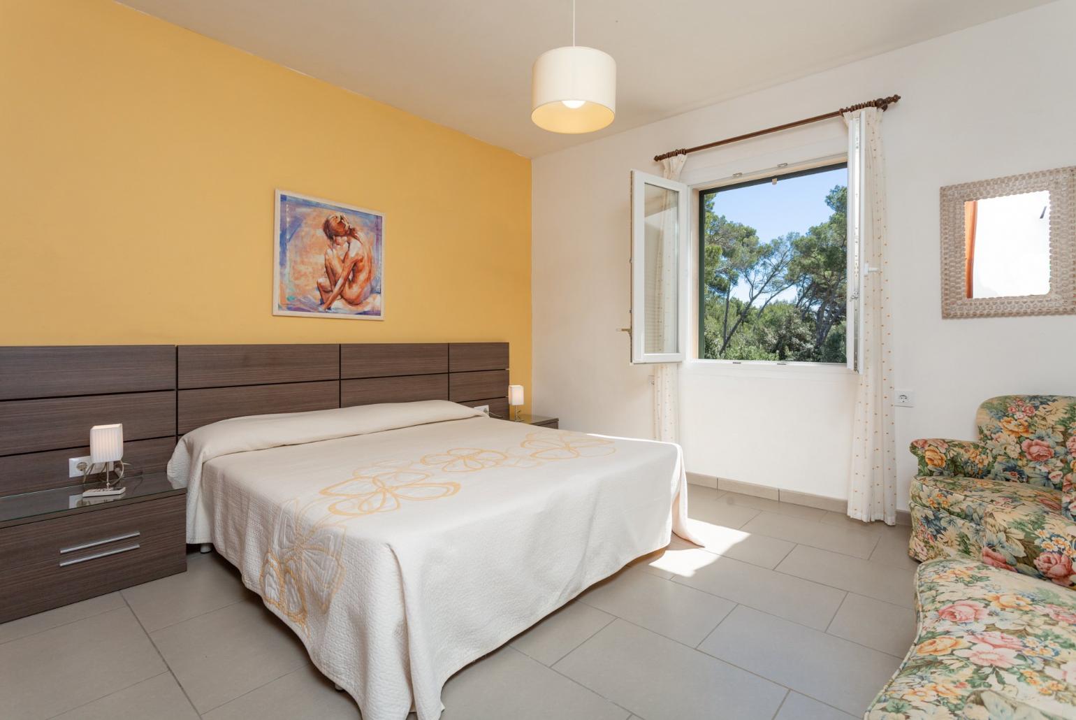 double bedroom with A/C