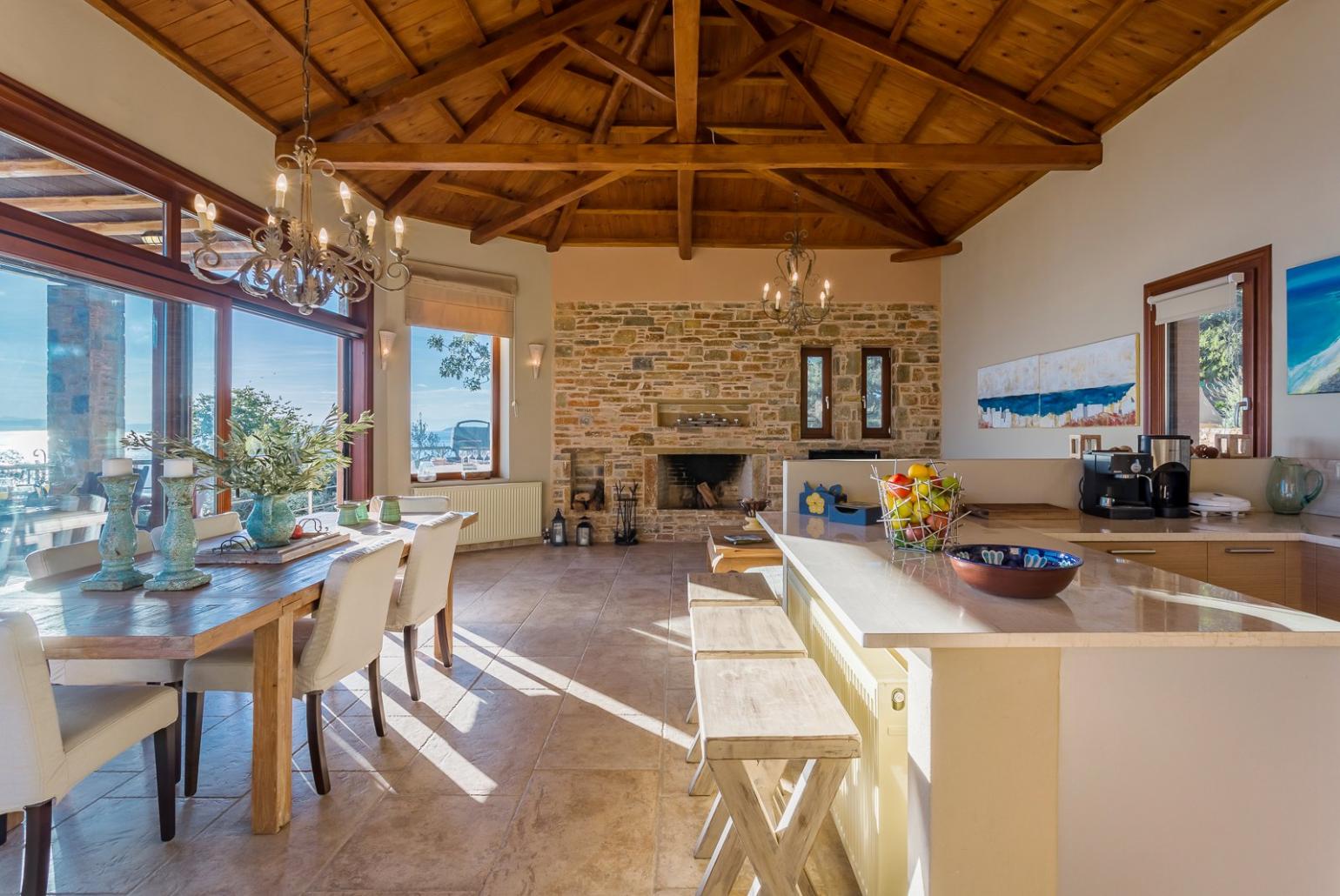 Kitchen with dining area 