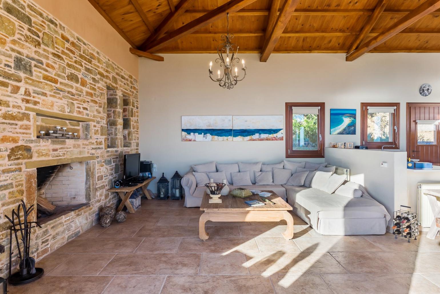 Living room with beautiful view