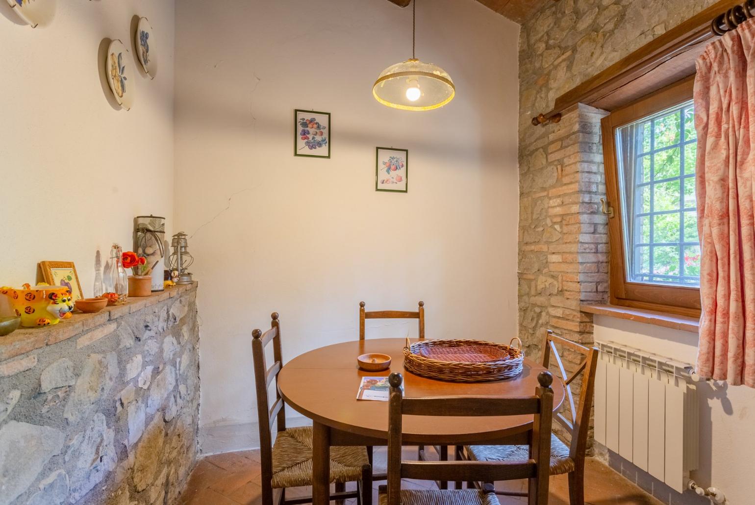 Dining area adjacent to kitchen