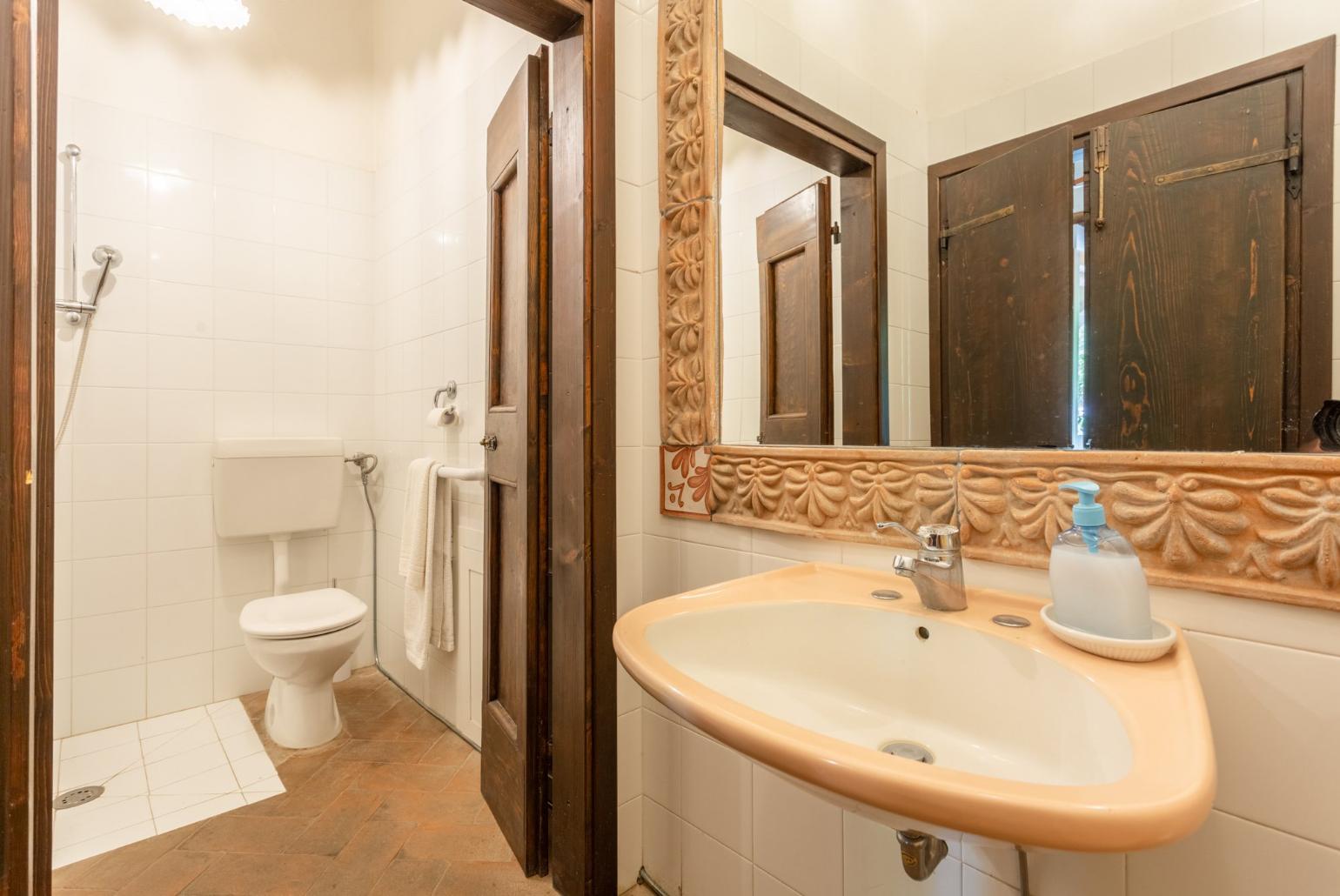 Family bathroom with shower 