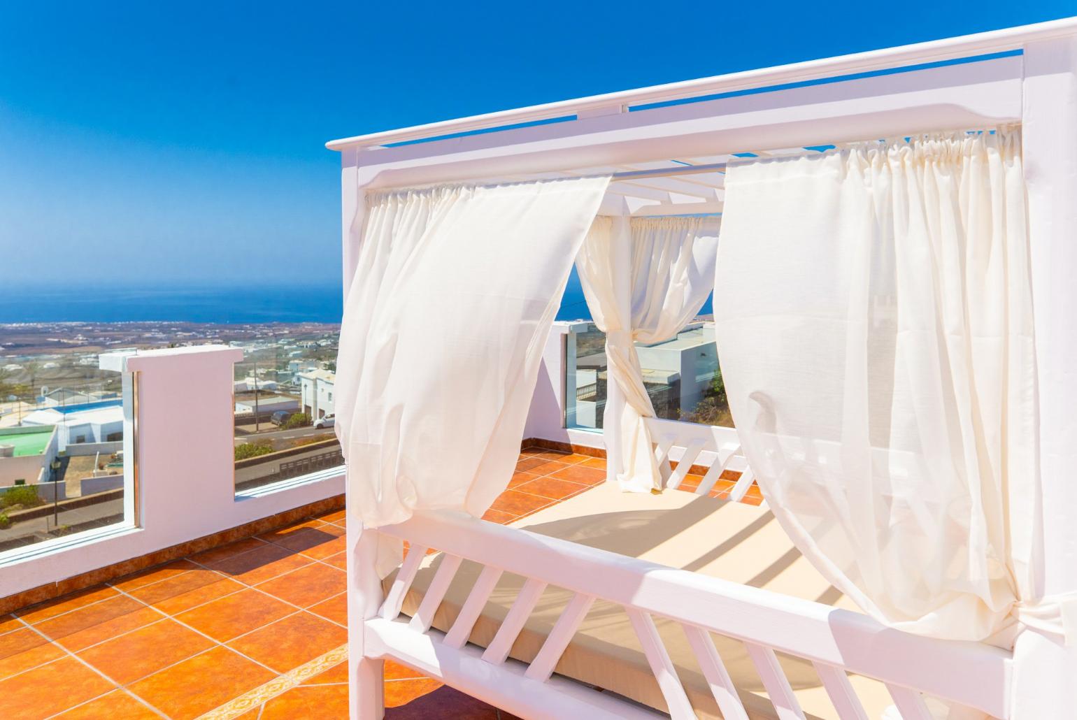 Beautiful terrace with lounge area