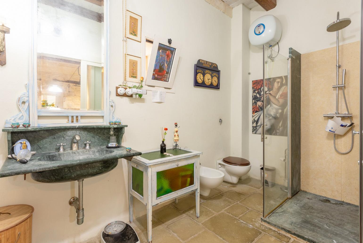 Family bathroom with shower