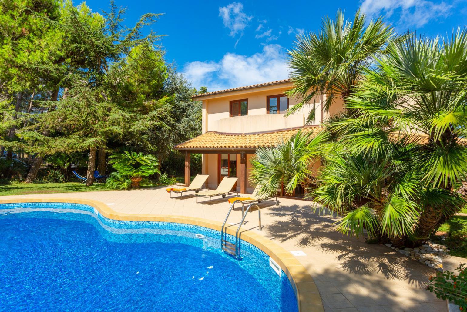 Beautiful villa with private pool, terrace, and garden