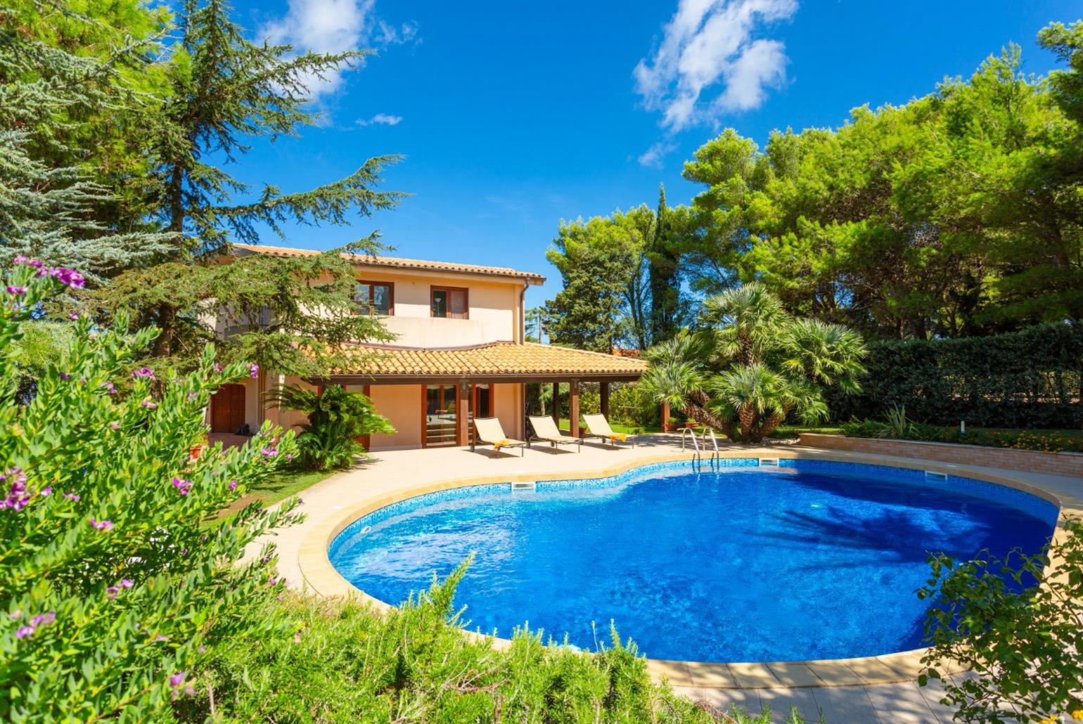 Beautiful villa with private pool, terrace, and garden