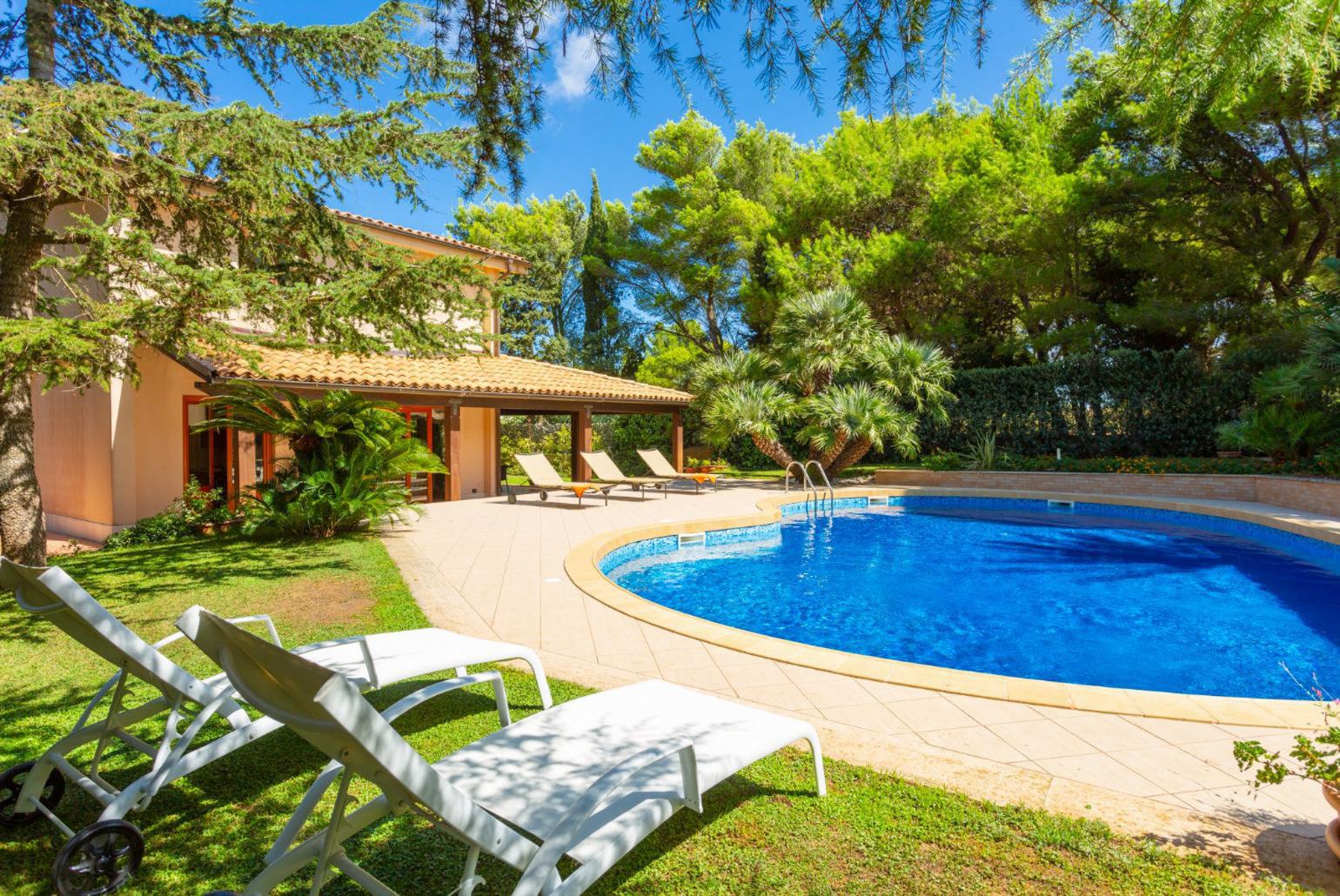 Beautiful villa with private pool, terrace, and garden