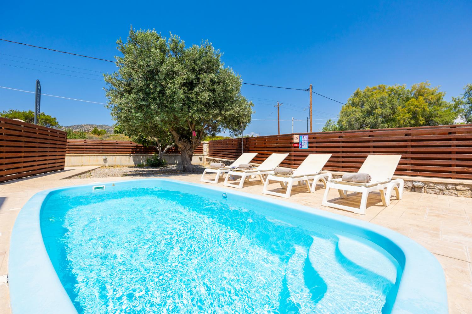 Private pool and terrace