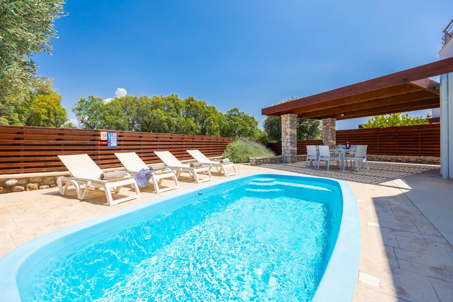 Private pool and terrace