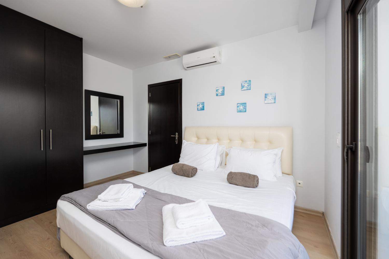 Double bedroom with A/C and sea views