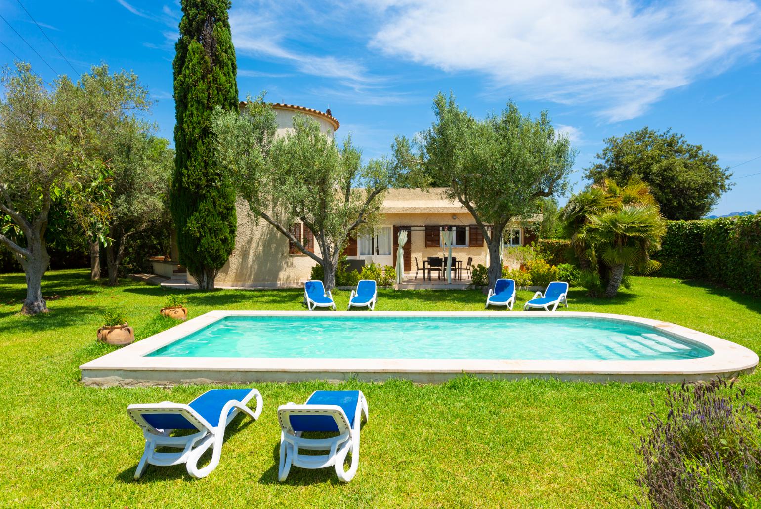 Beautiful villa with private pool, terrace, and garden