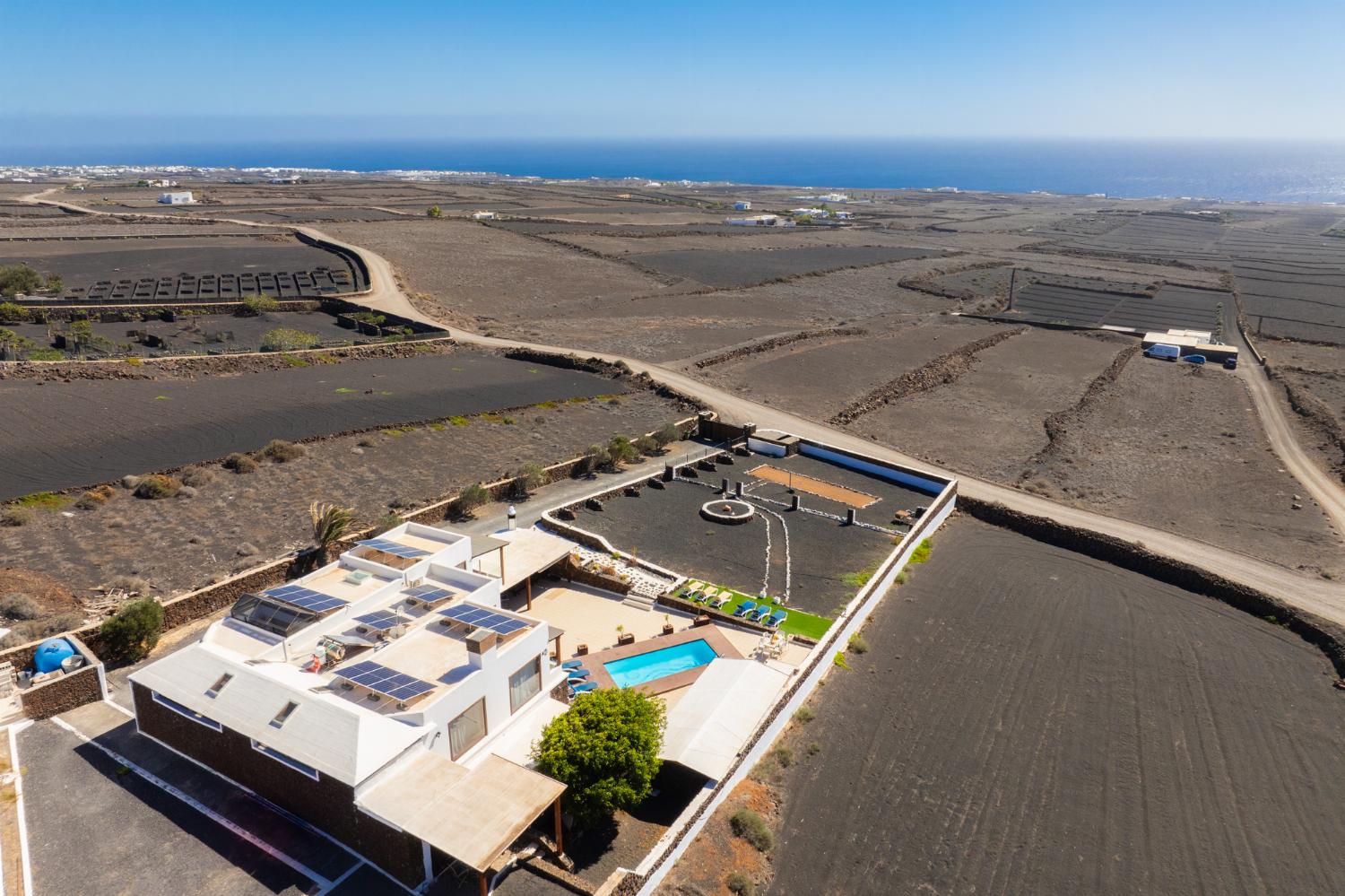 Aerial view of Villa Vista Mar