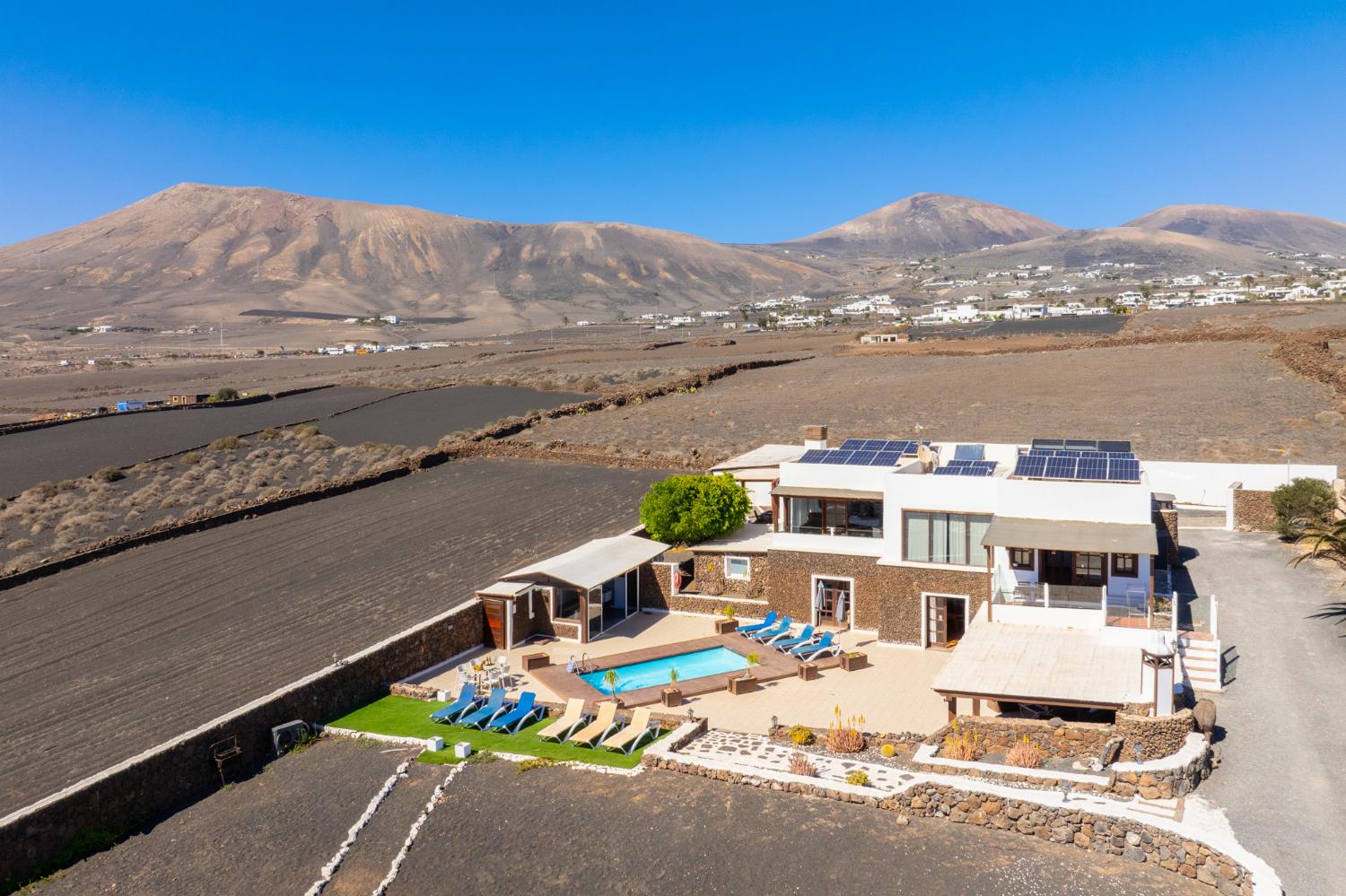 Aerial view of Villa Vista Mar