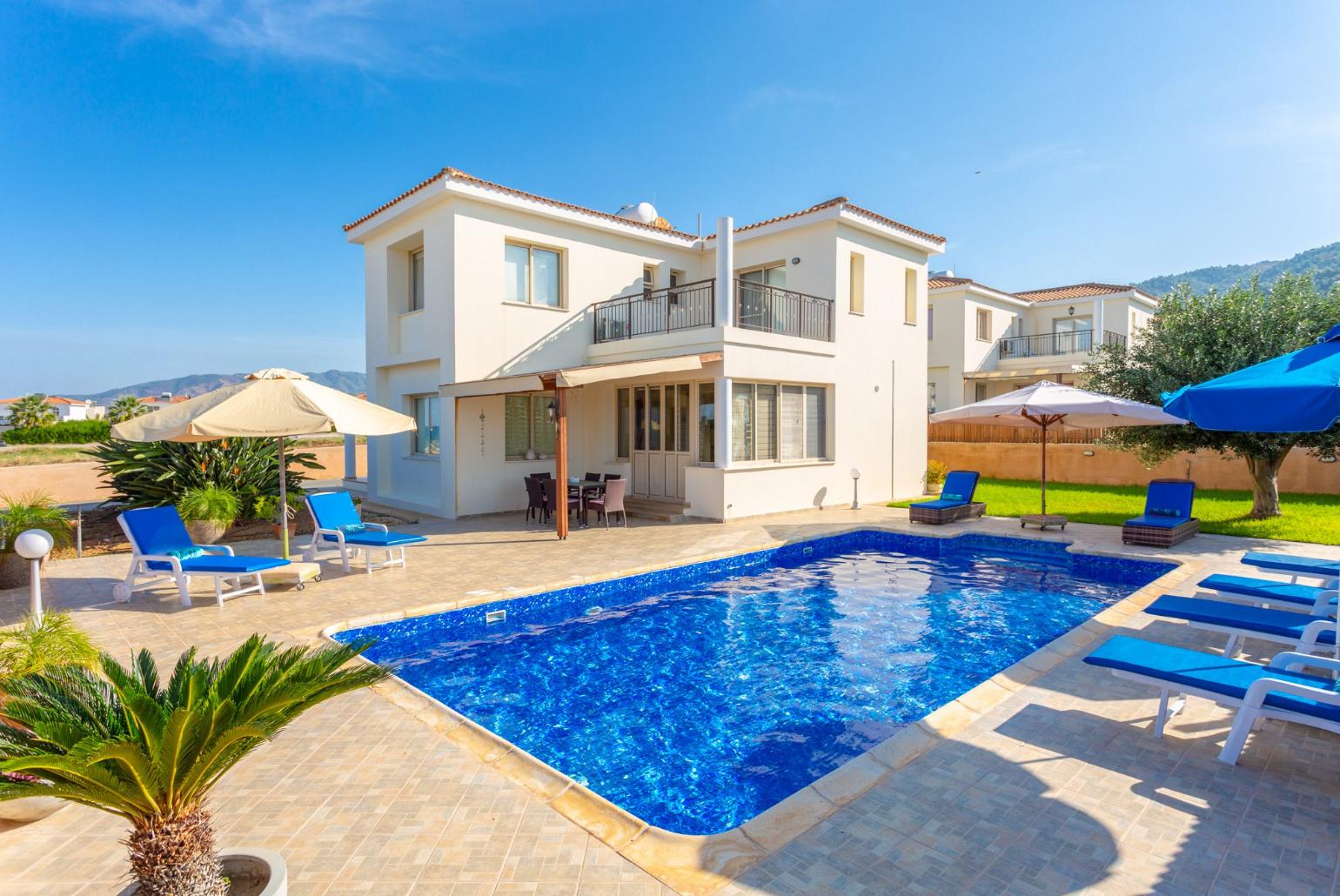 Beautiful villa with private pool and terrace with sea views