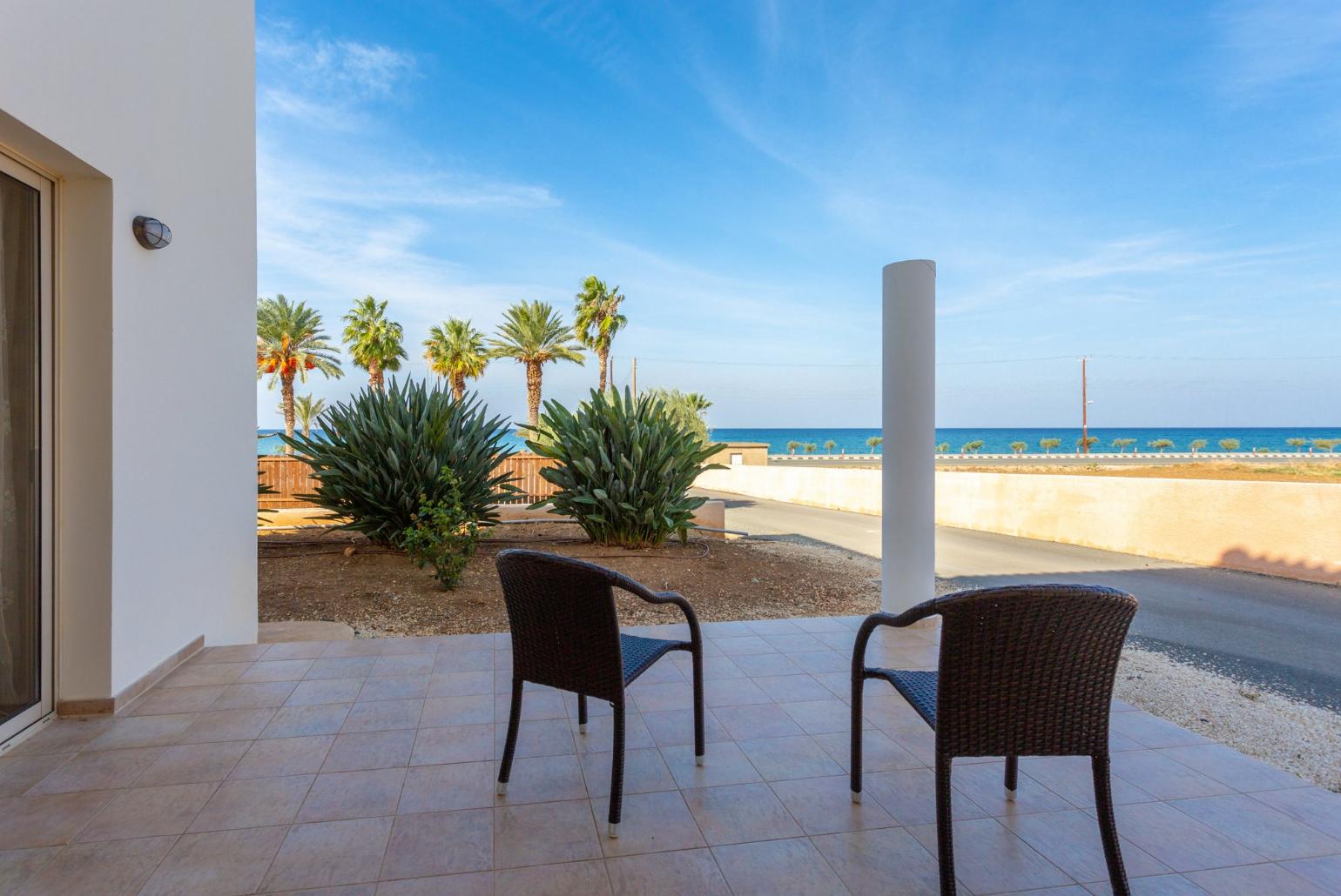 Terrace with sea views