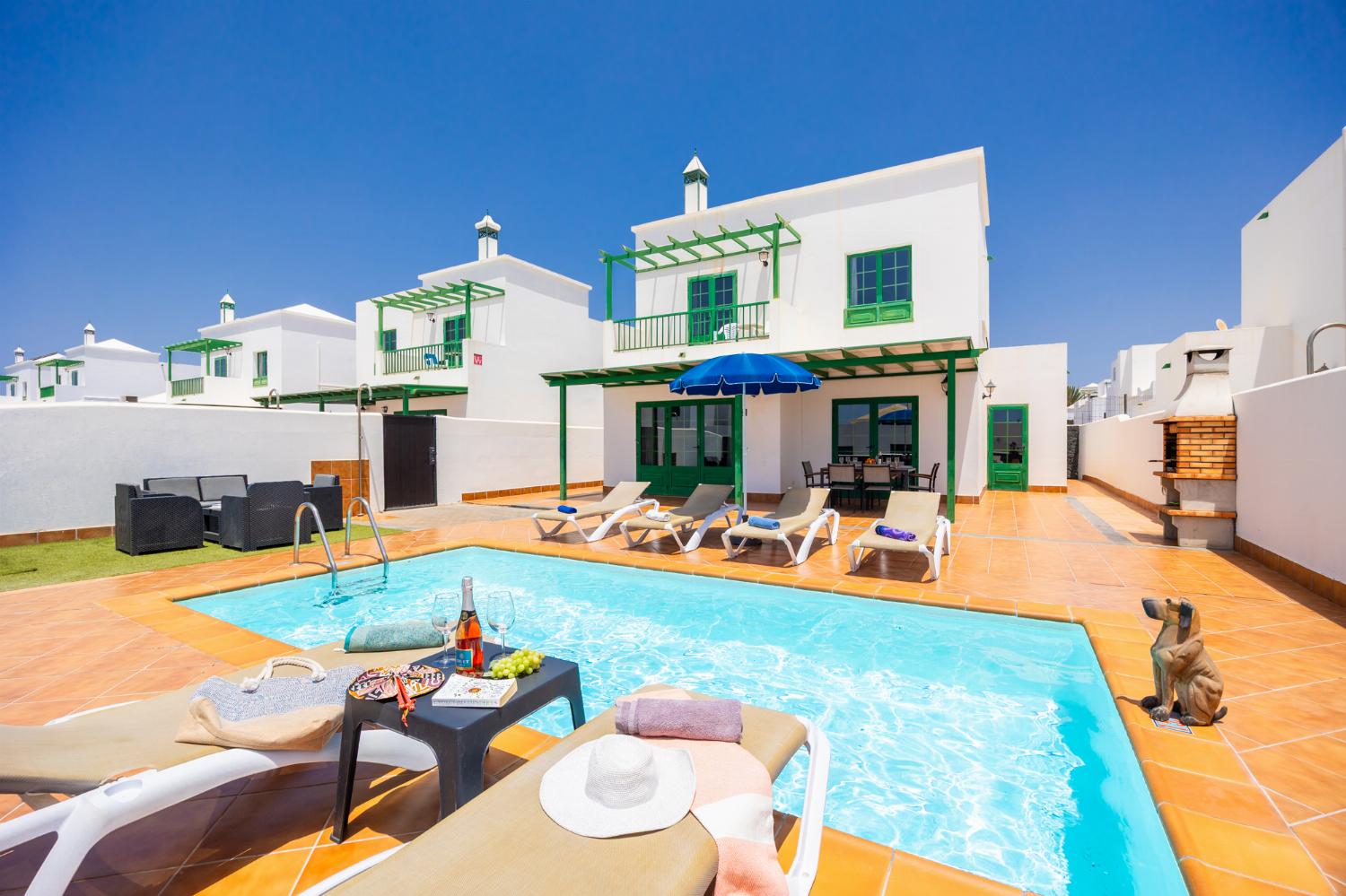,Beautiful villa with private pool and terrace