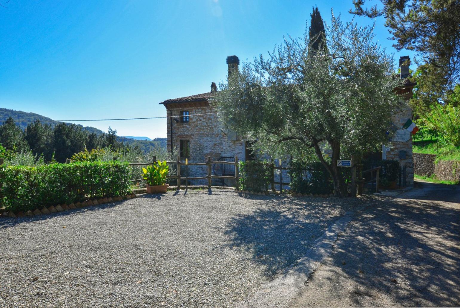 Entrance of the villa 