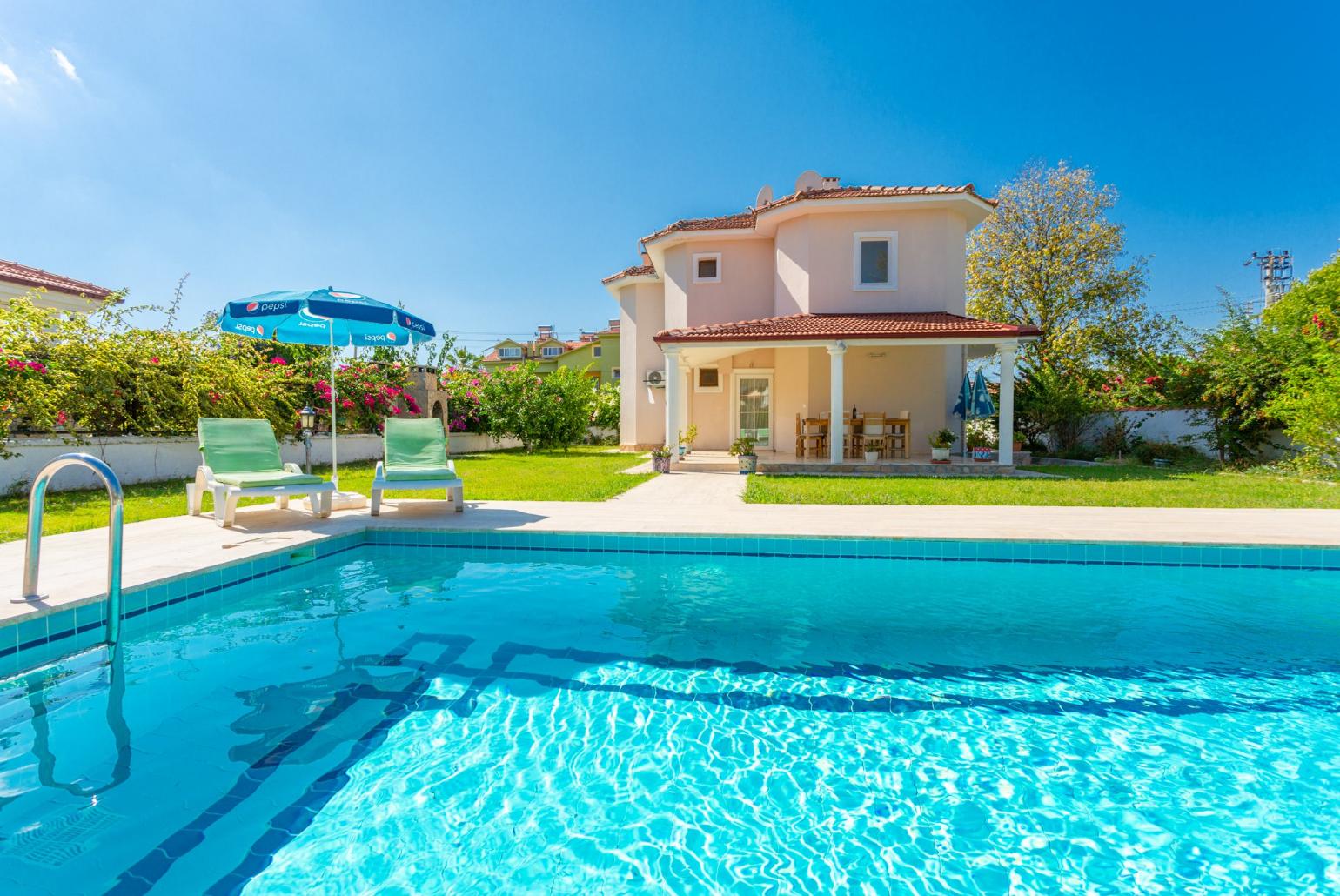 Beautiful villa with private pool, terrace, and garden