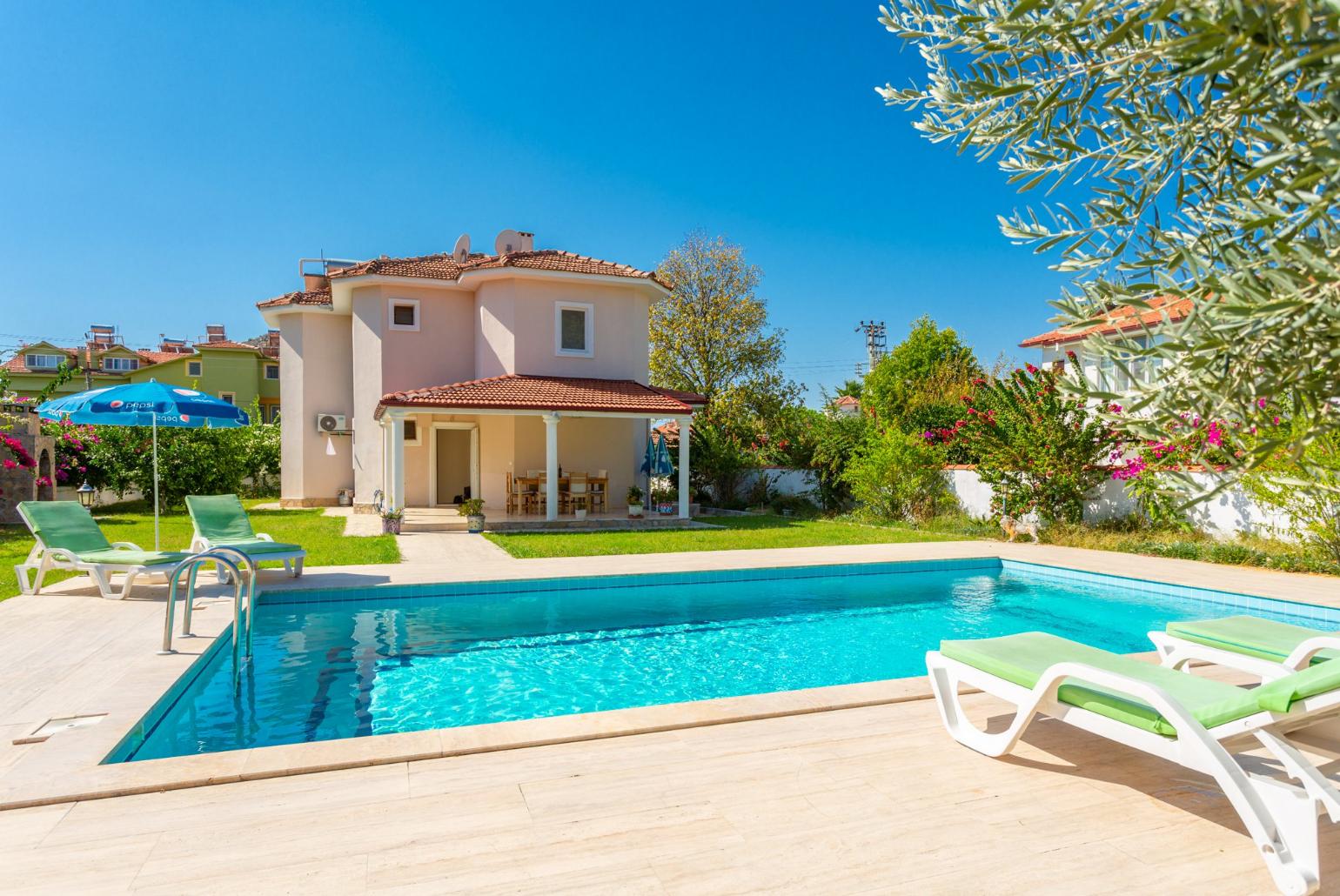 Beautiful villa with private pool, terrace, and garden