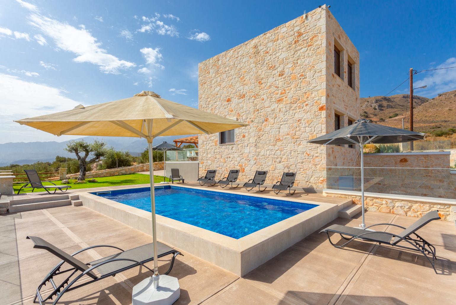 Beautiful villa with private pool, terrace, and garden