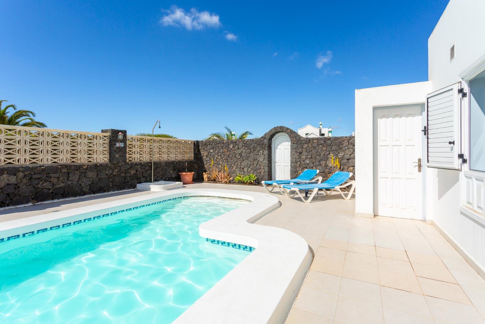 Private pool and terrace