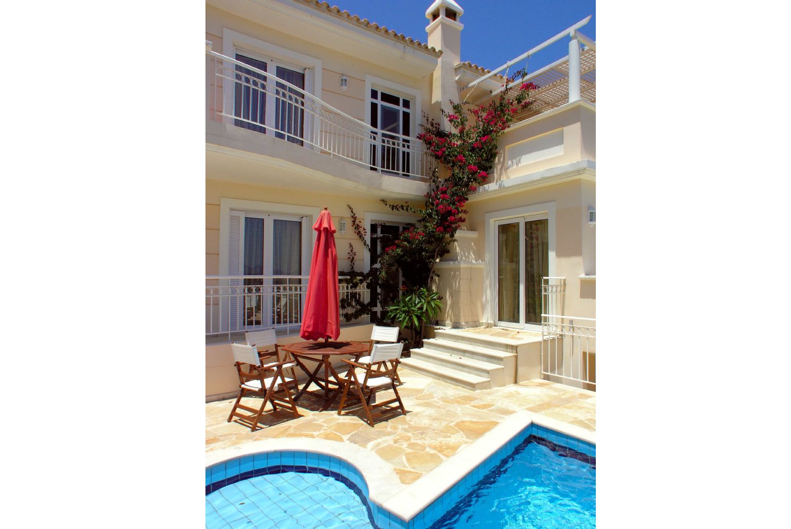 Beautiful villa with private pool, terrace, and lawn 