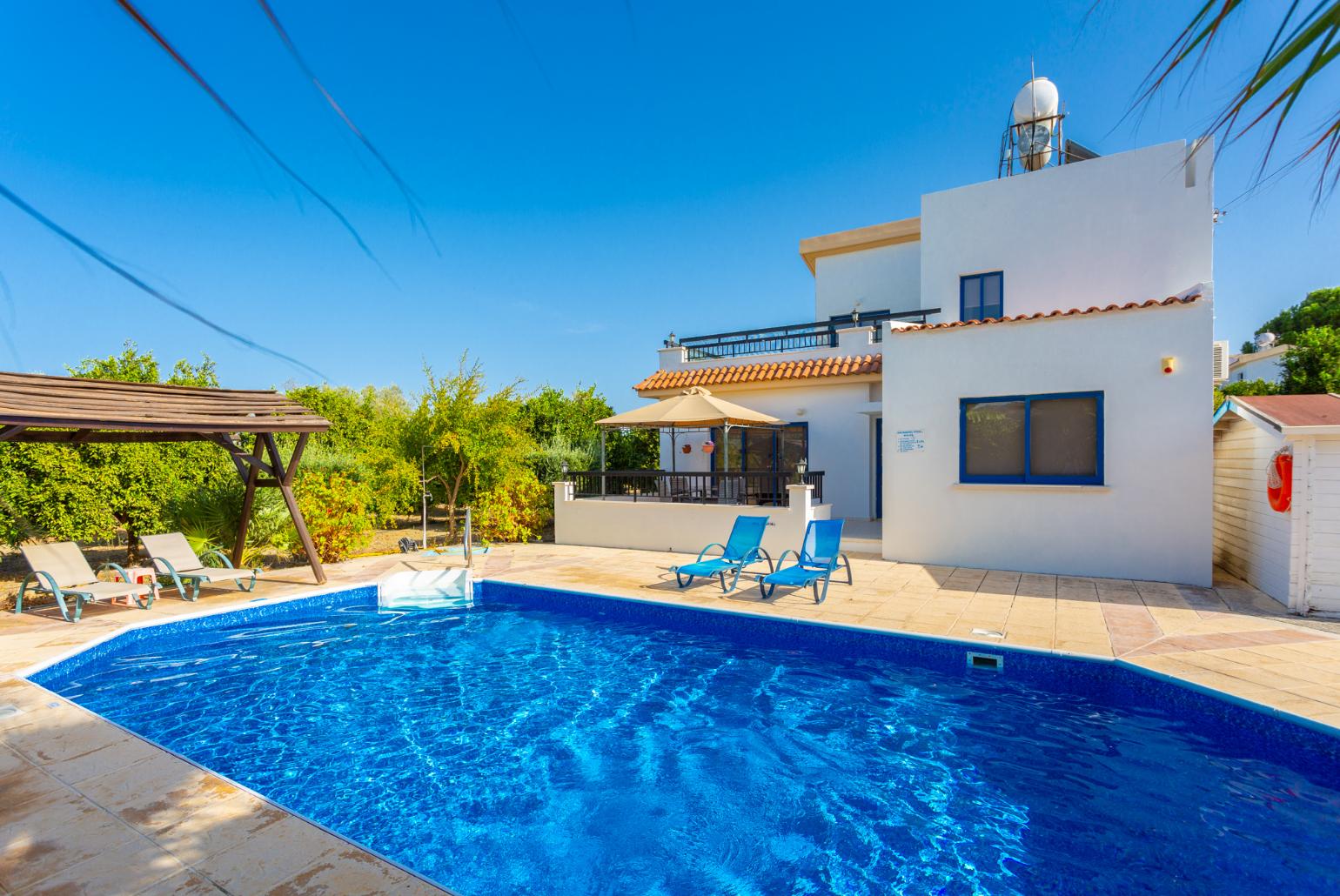 ,Beautiful villa with private pool and terrace