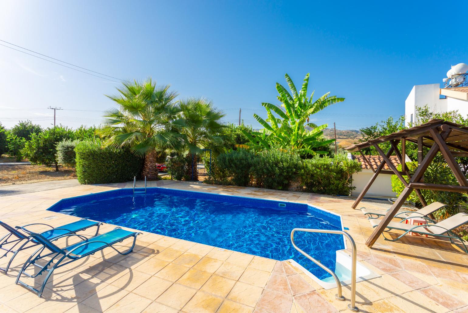 Private pool and terrace