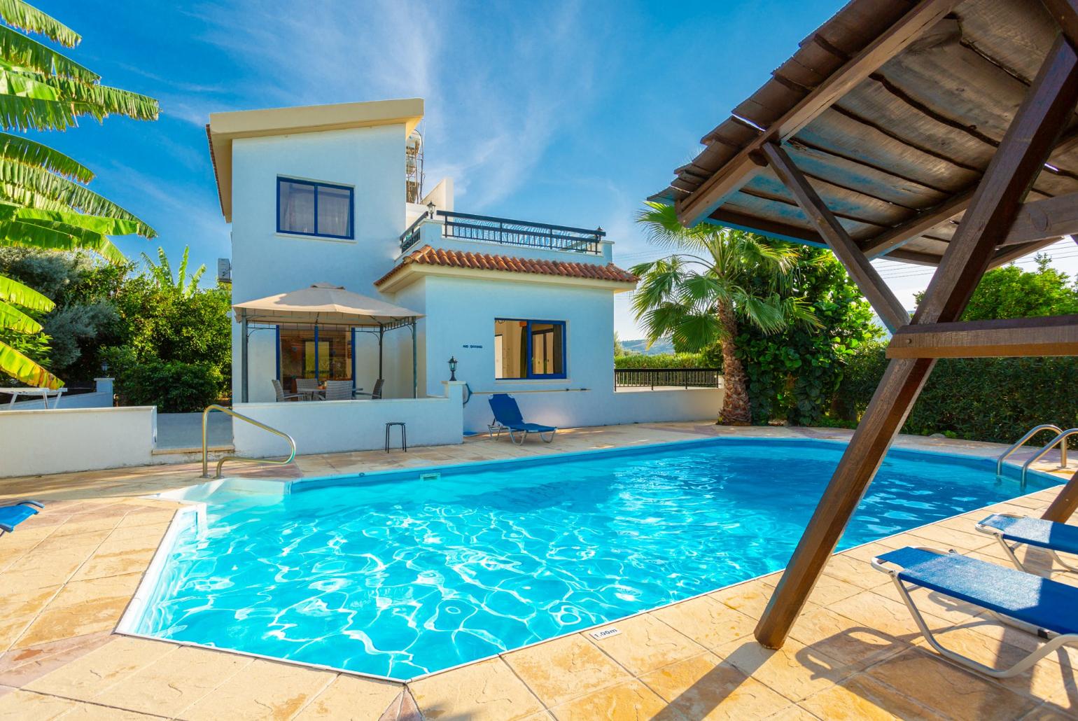 ,Beautiful villa with private pool and terrace