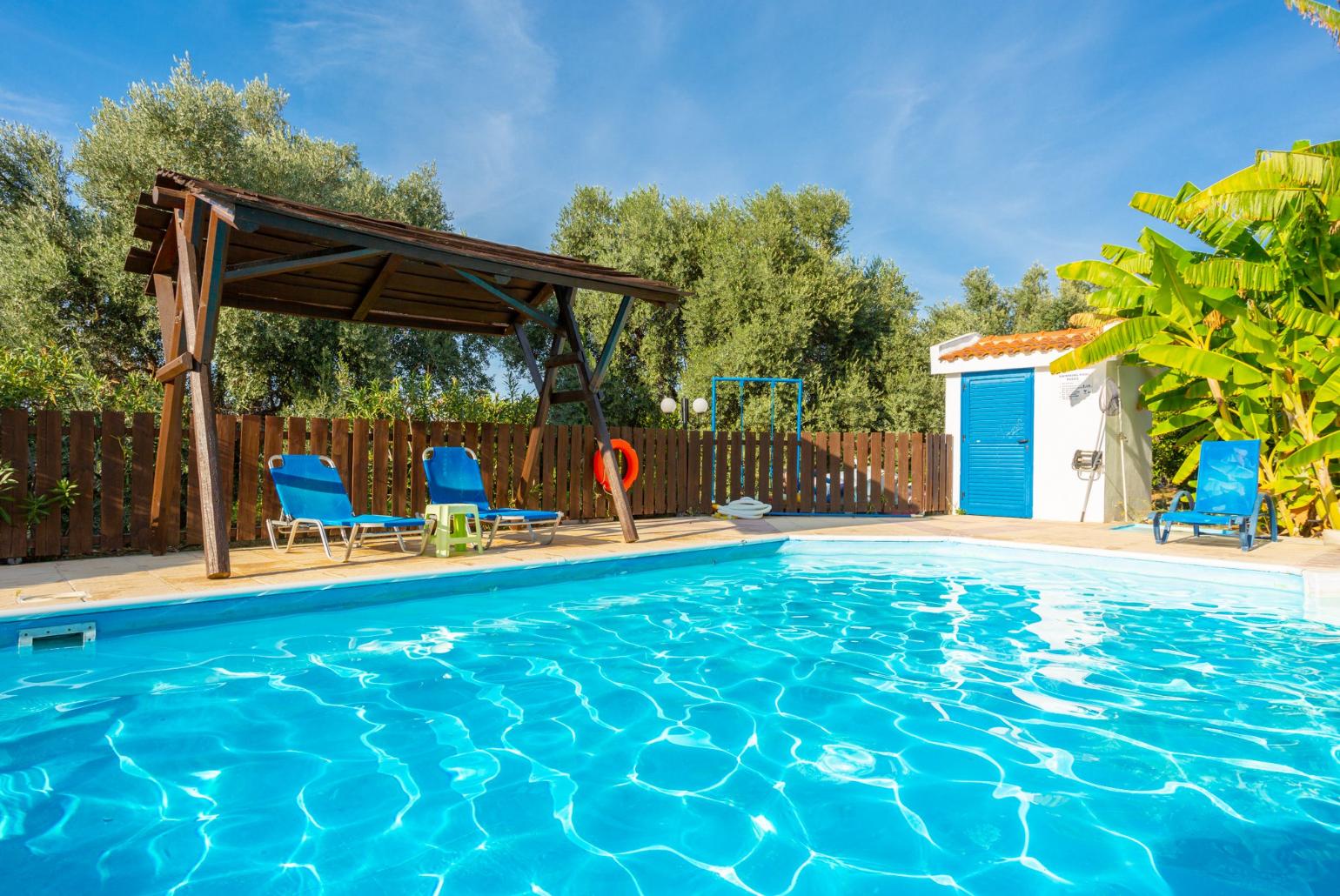 Private pool and terrace