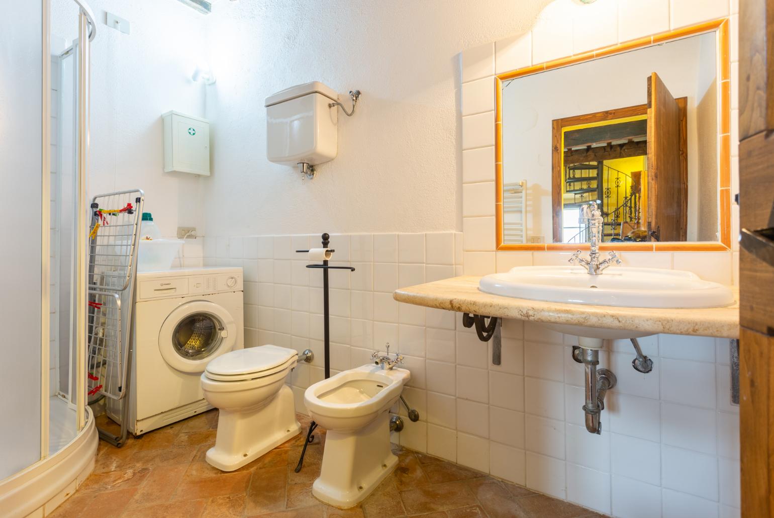 Family bathroom with shower