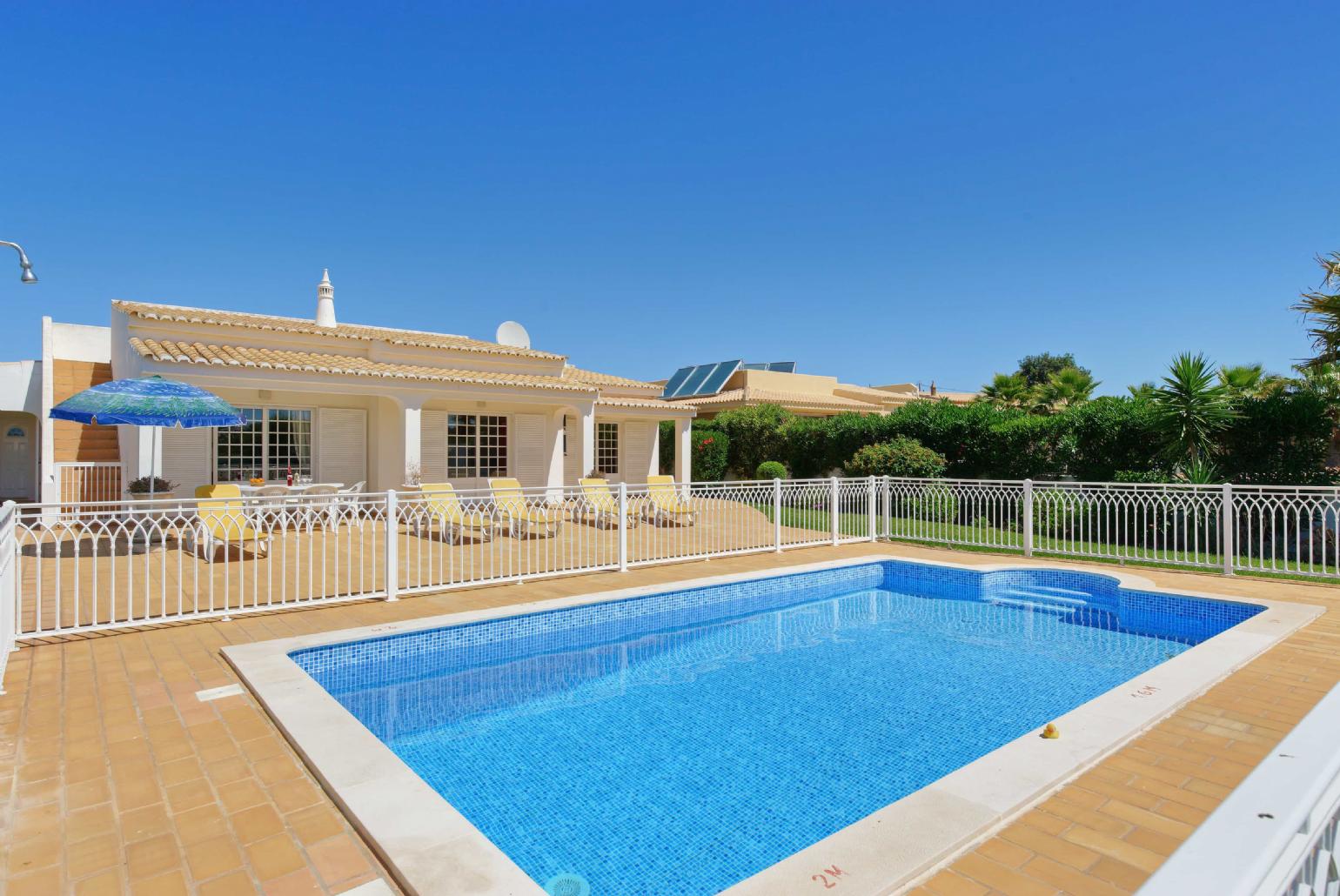 ,Beautiful villa with private pool , outdoor area and garden  