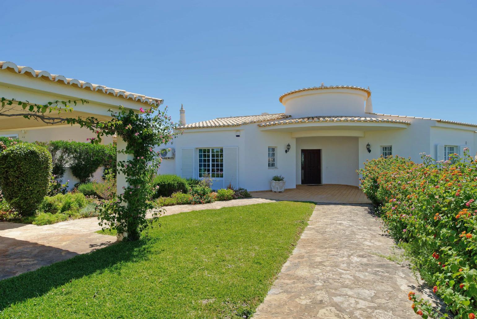 Entrance of the villa