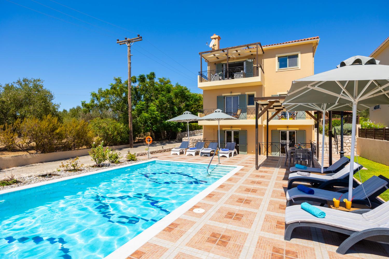 Beautiful villa with private pool and terrace with sea views