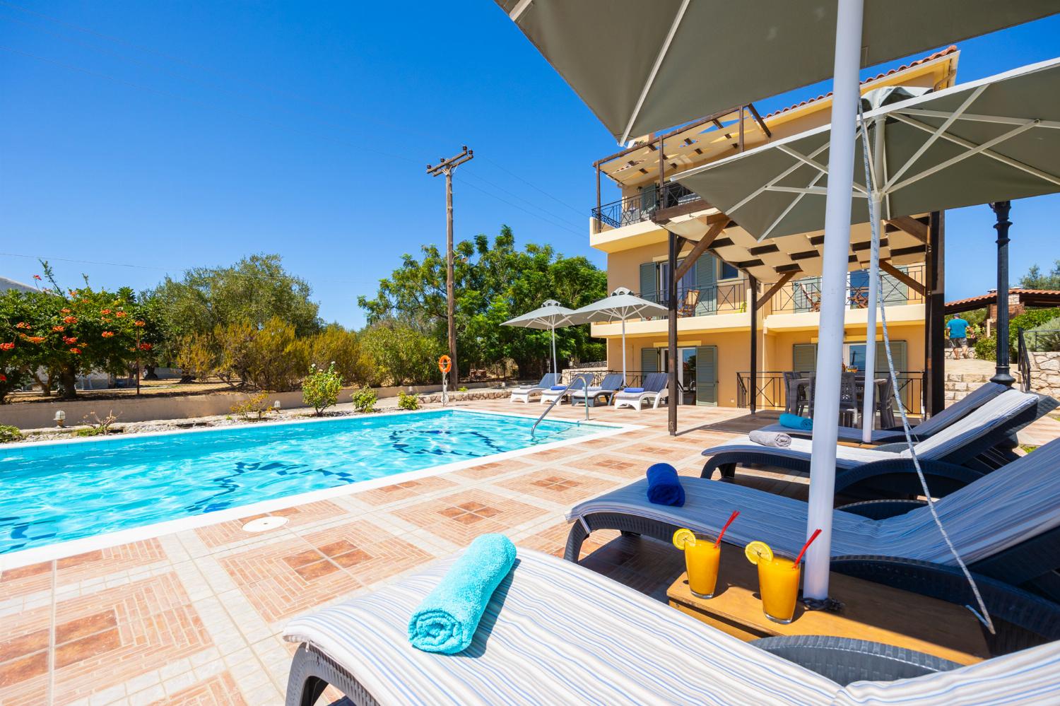 Beautiful villa with private pool and terrace with sea views