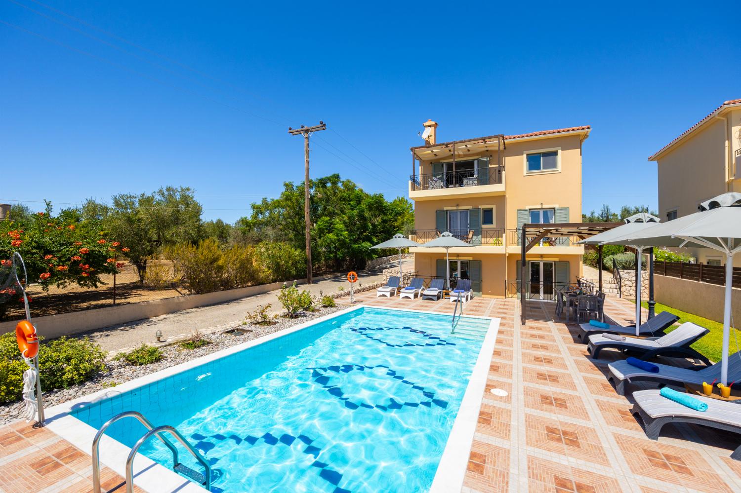 Beautiful villa with private pool and terrace with sea views