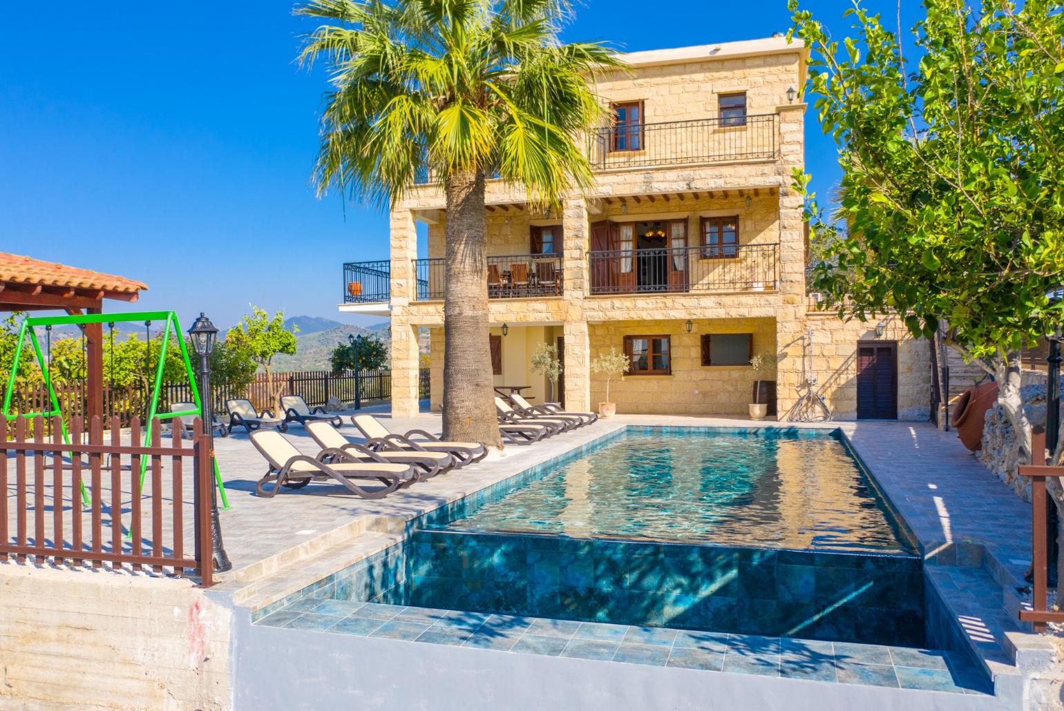 Beautiful villa with private pool and terrace with panoramic views