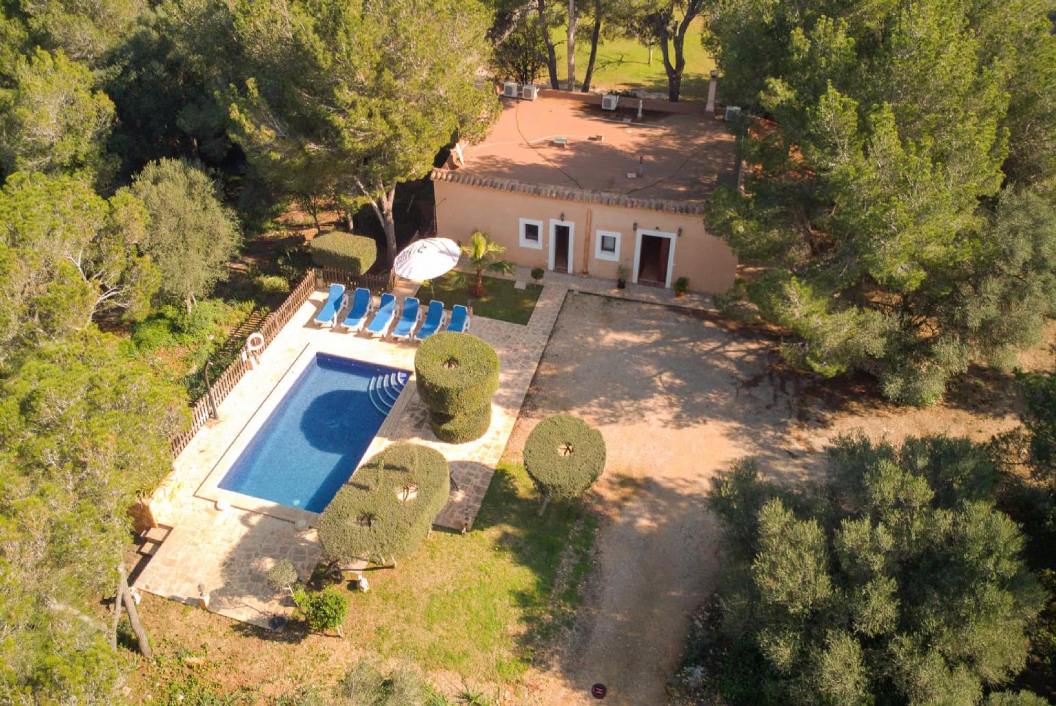 ,Beautiful villa with private pool, terrace, and garden