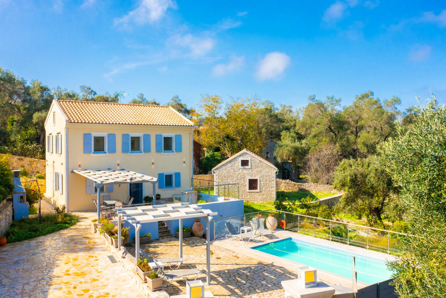 Aerial view of Villa Constadina