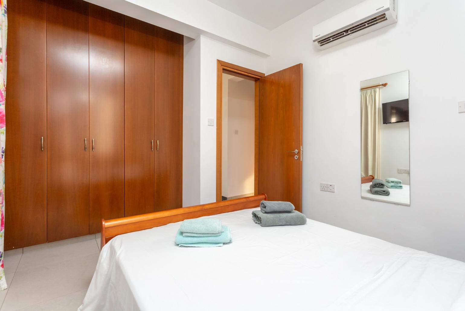 Double bedroom with A/C and satellite TV