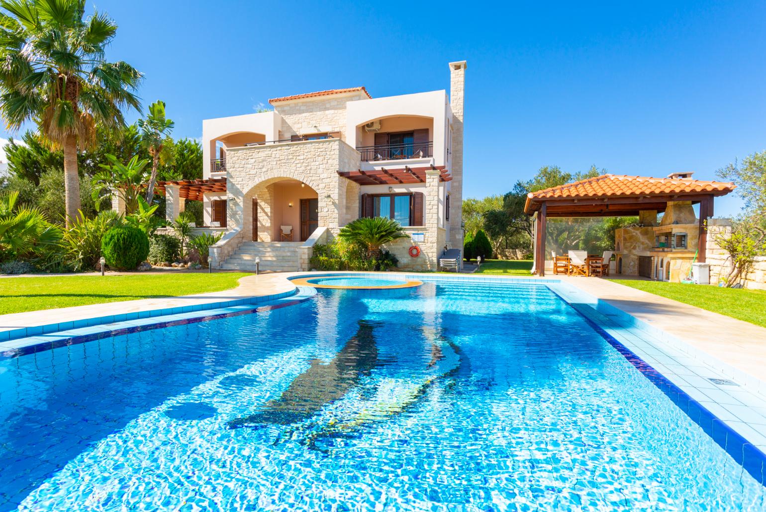 Beautiful villa with private pool, terrace, and large garden