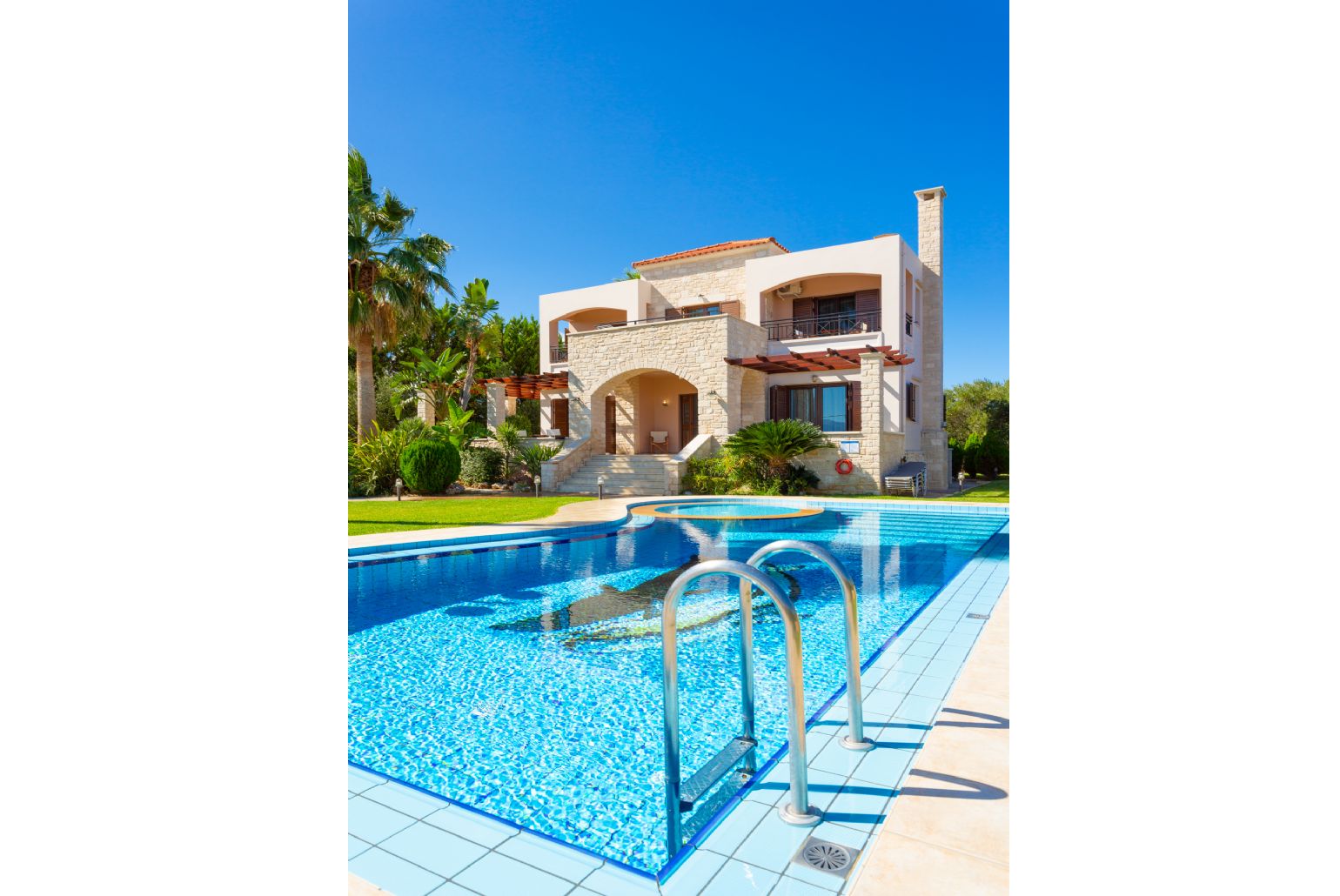 Beautiful villa with private pool, terrace, and large garden